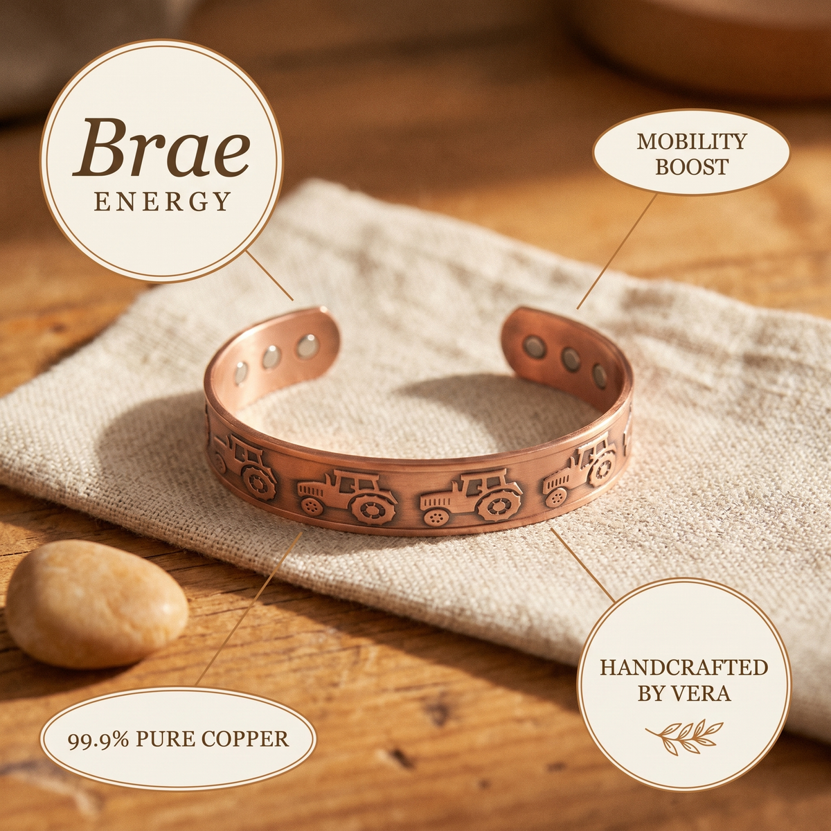 Kupferarmband Brae