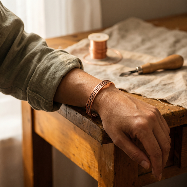 Kupferarmband Current