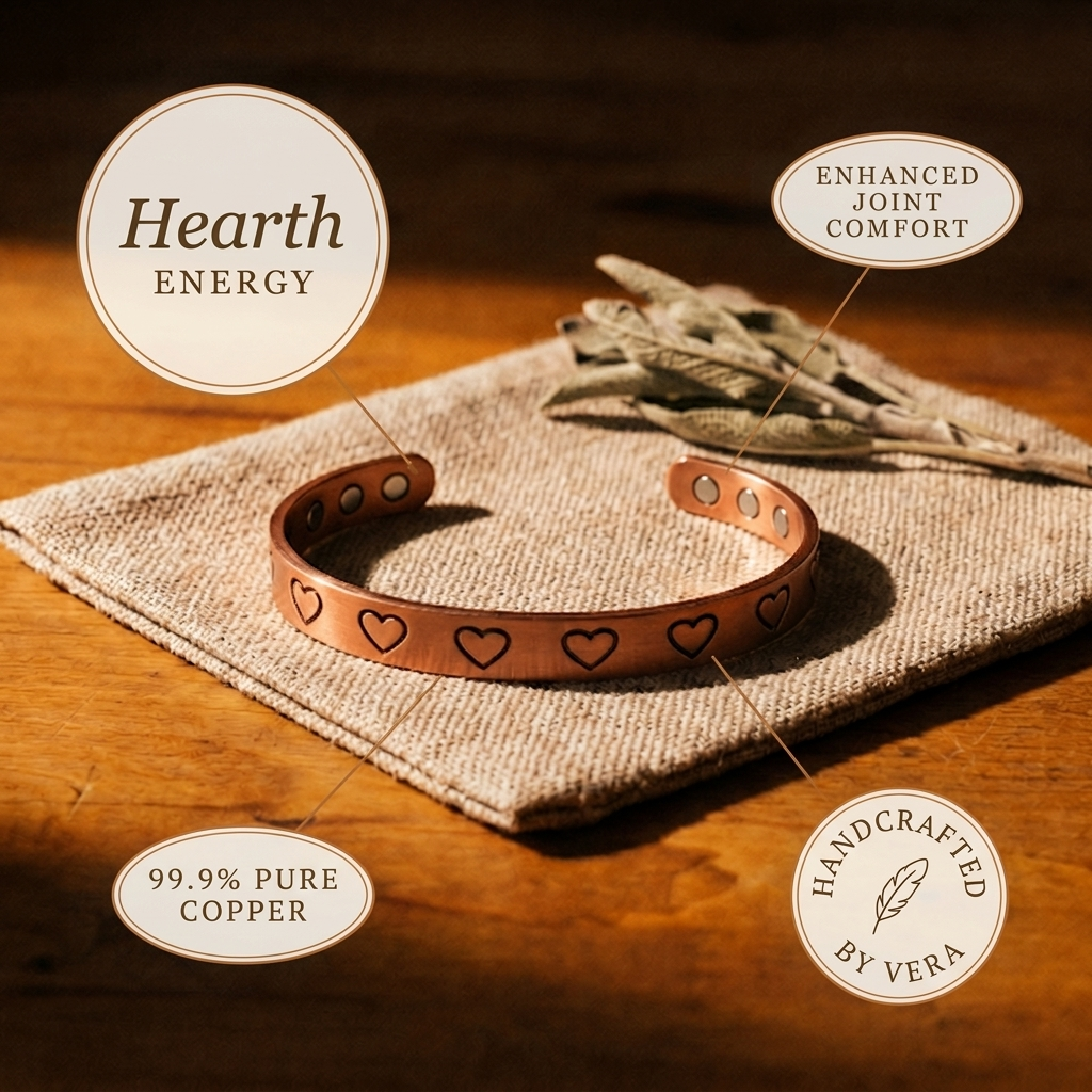 Kupferarmband Hearth