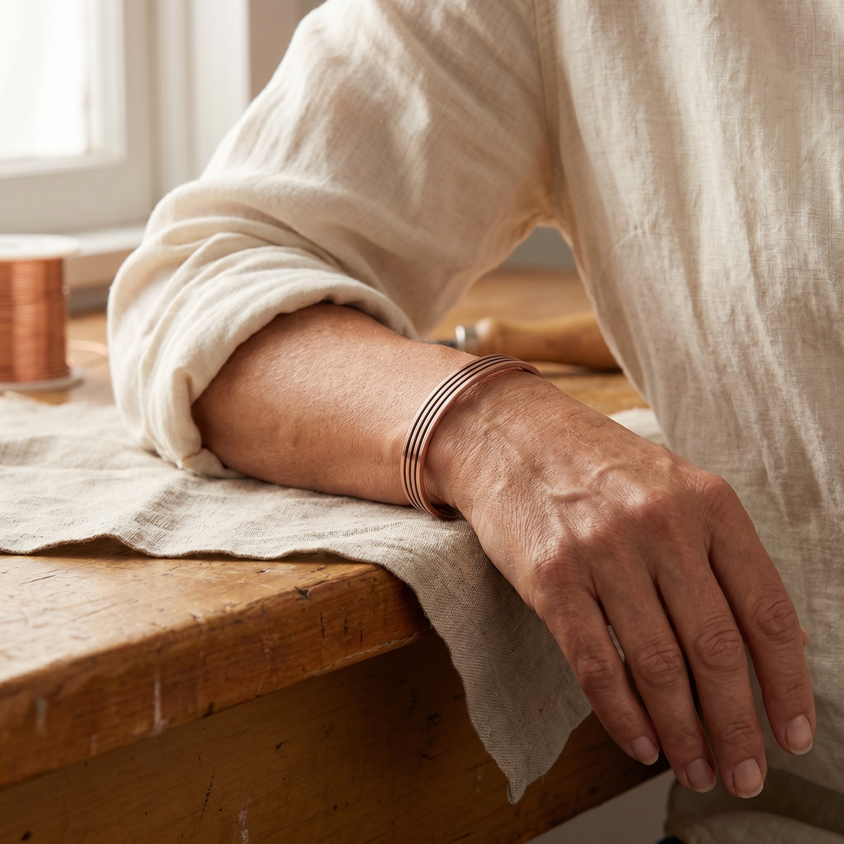 Kupferarmband Sage