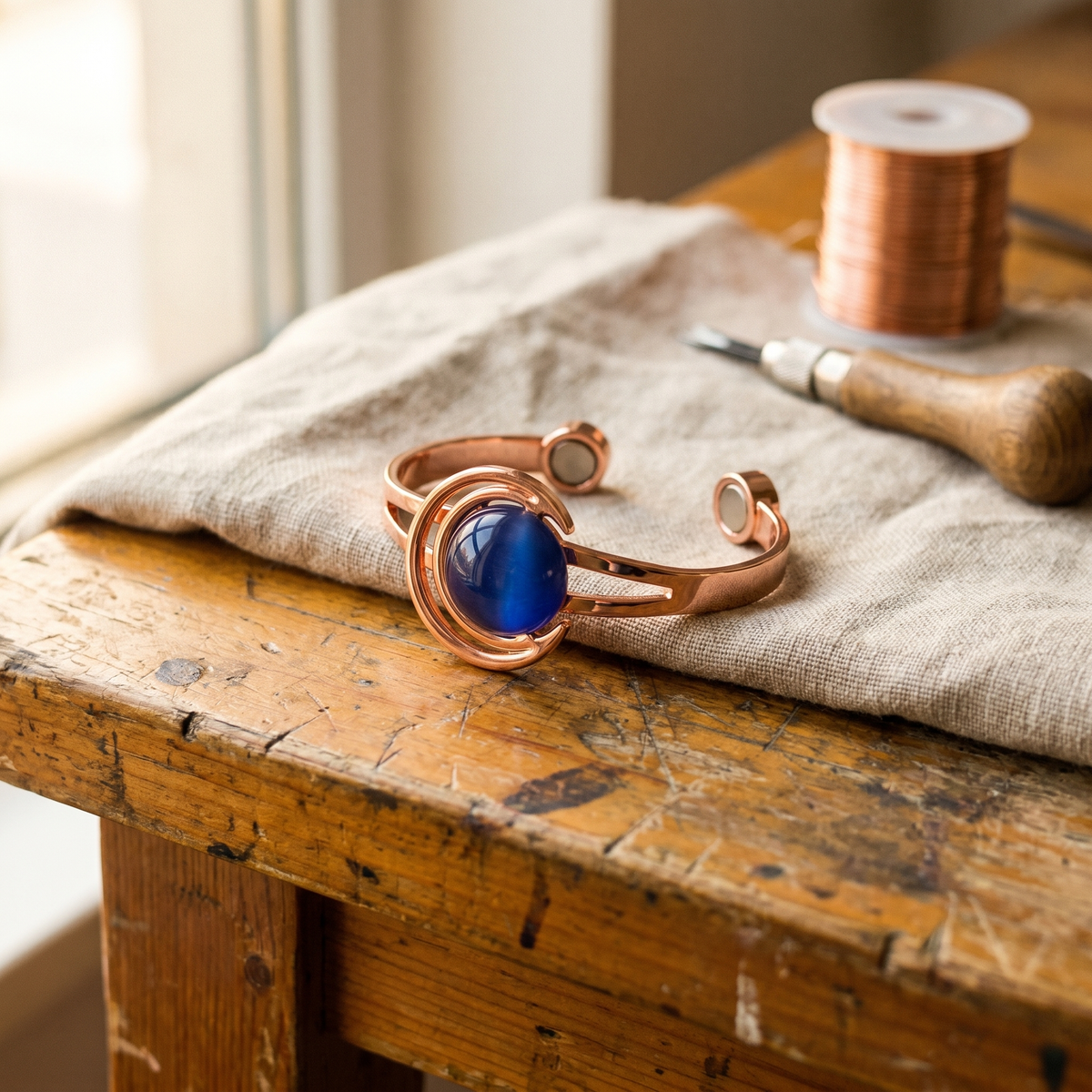 Kupferarmband Sphere