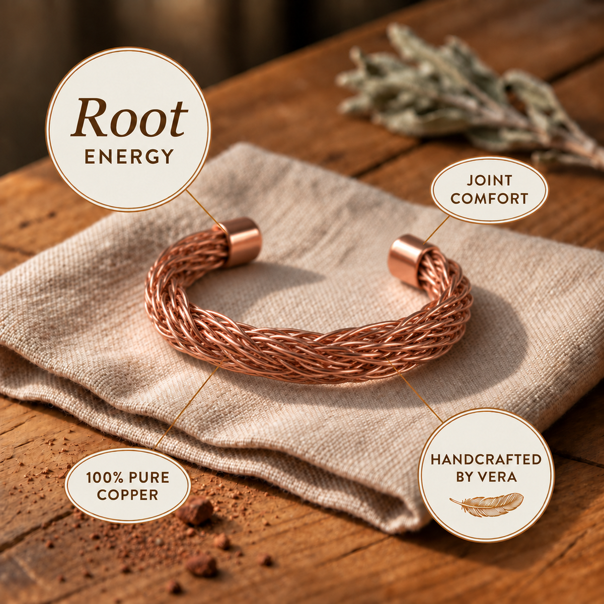 Kupferarmband Tarn