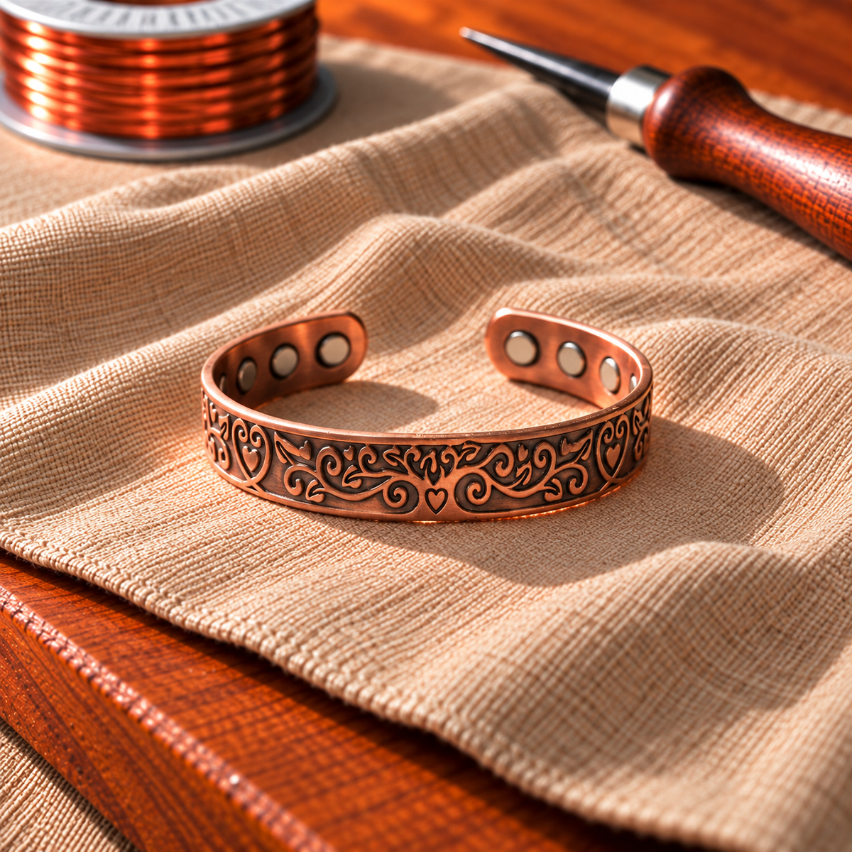 Kupferarmband Tide