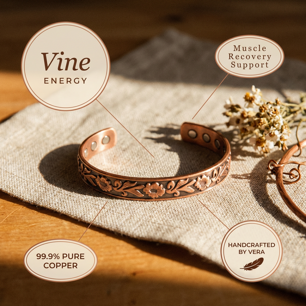 Kupferarmband Vine
