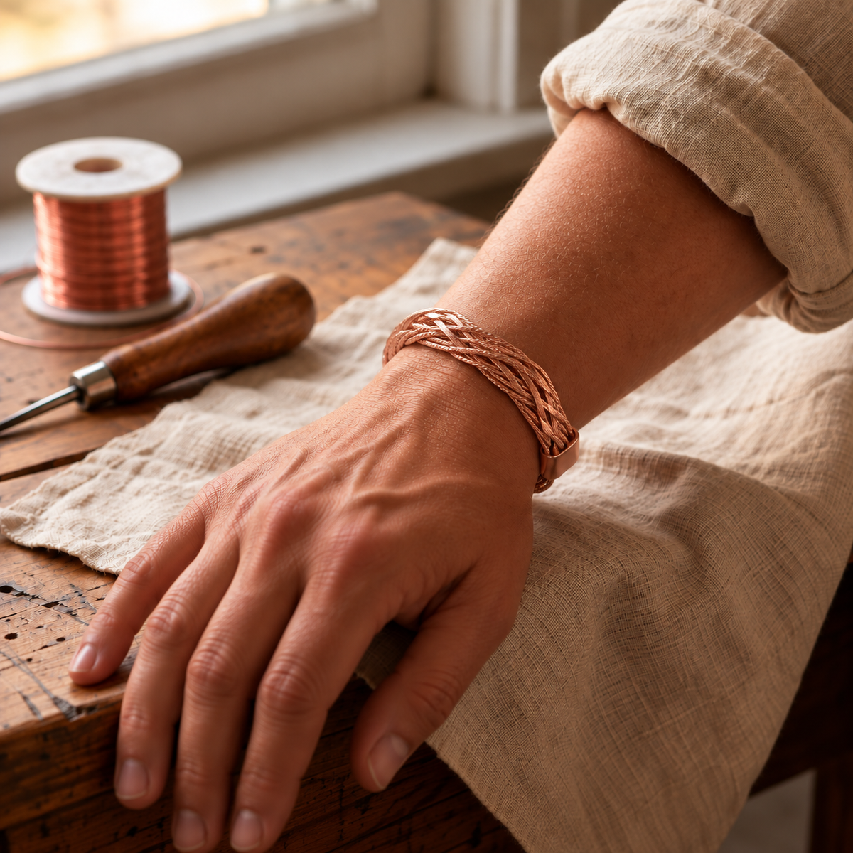 Kupferarmband Yarrow