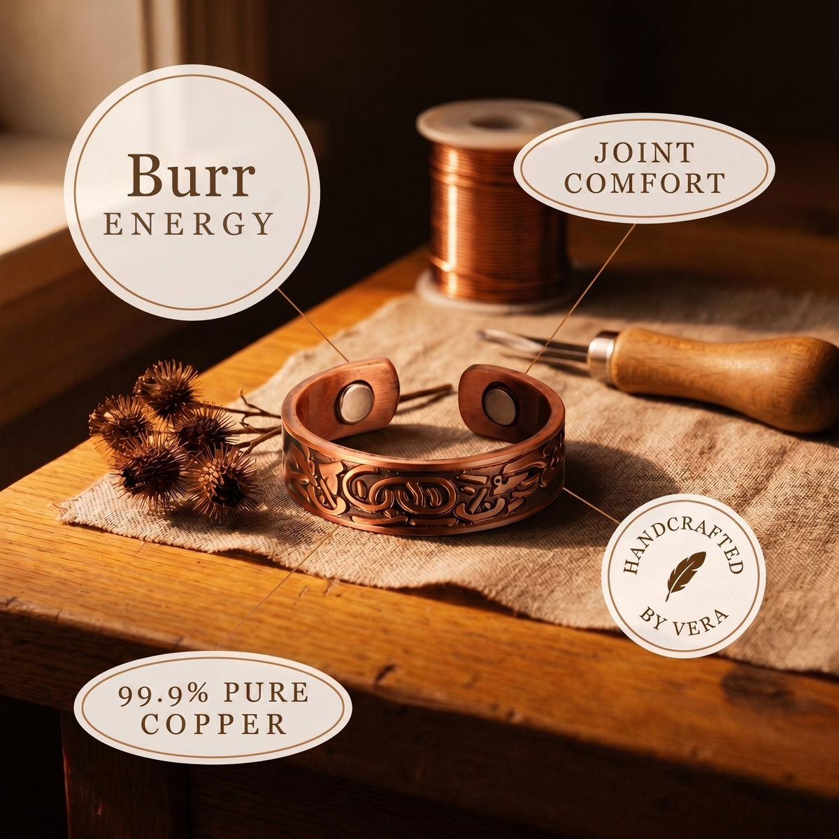 Kupferring Burr