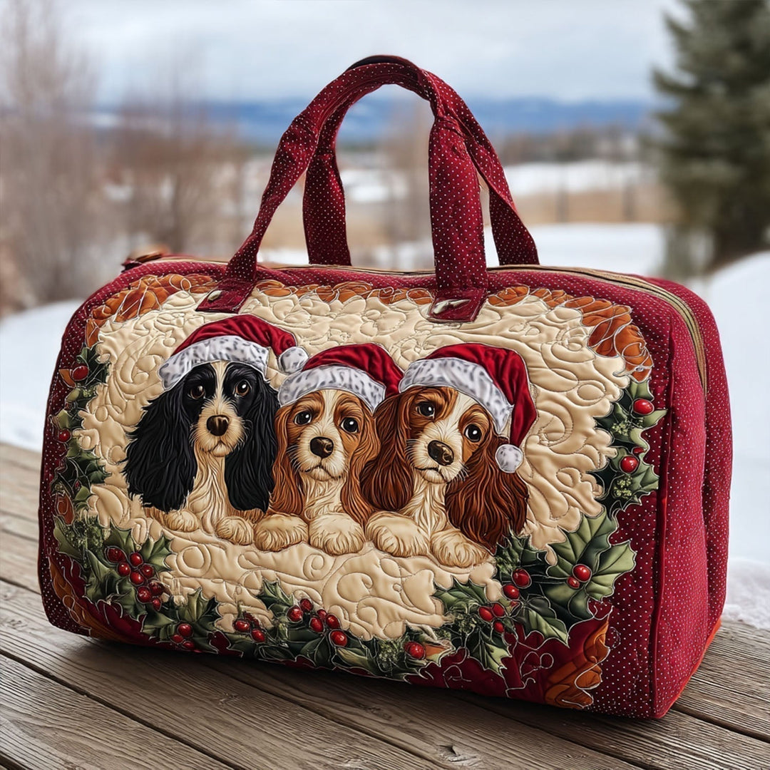 Bester Freund Spaniel – Gesteppte Reisetasche