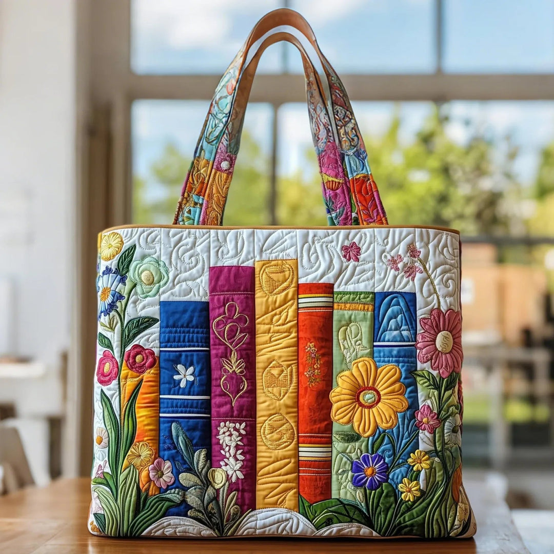 Blütenbibliothek – Gesteppte Tasche