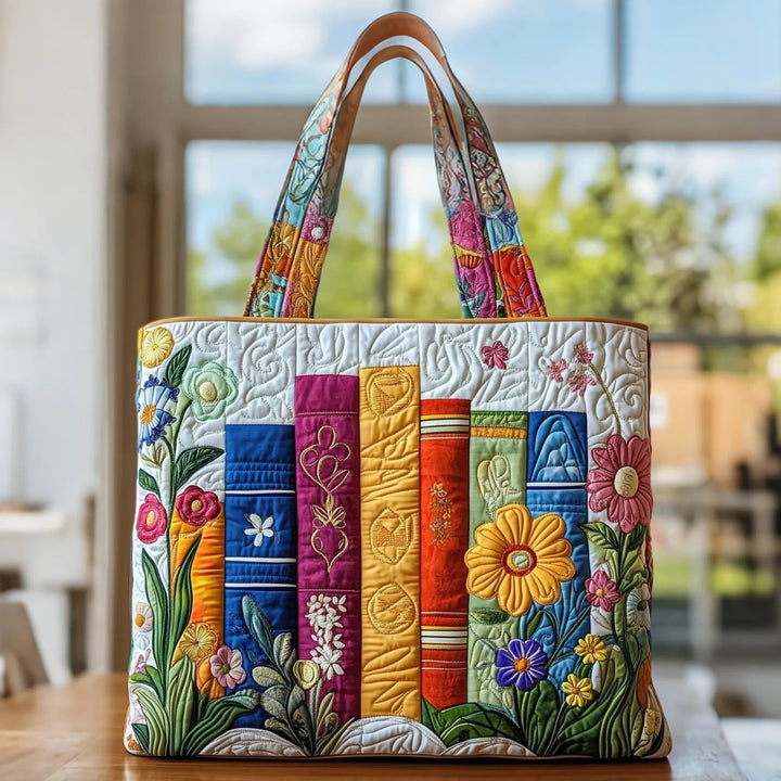 Blütenbibliothek – Gesteppte Tasche