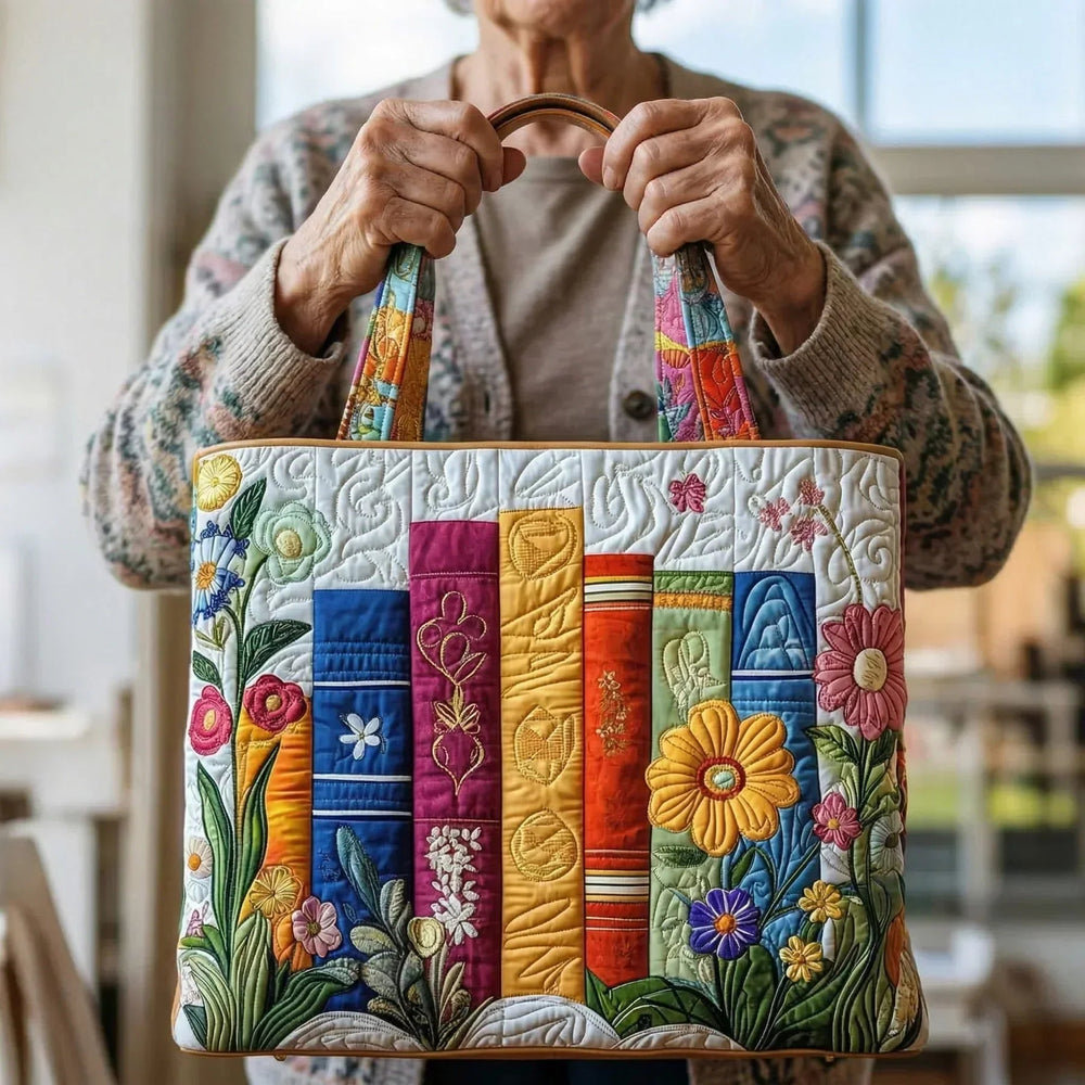 Blütenbibliothek – Gesteppte Tasche