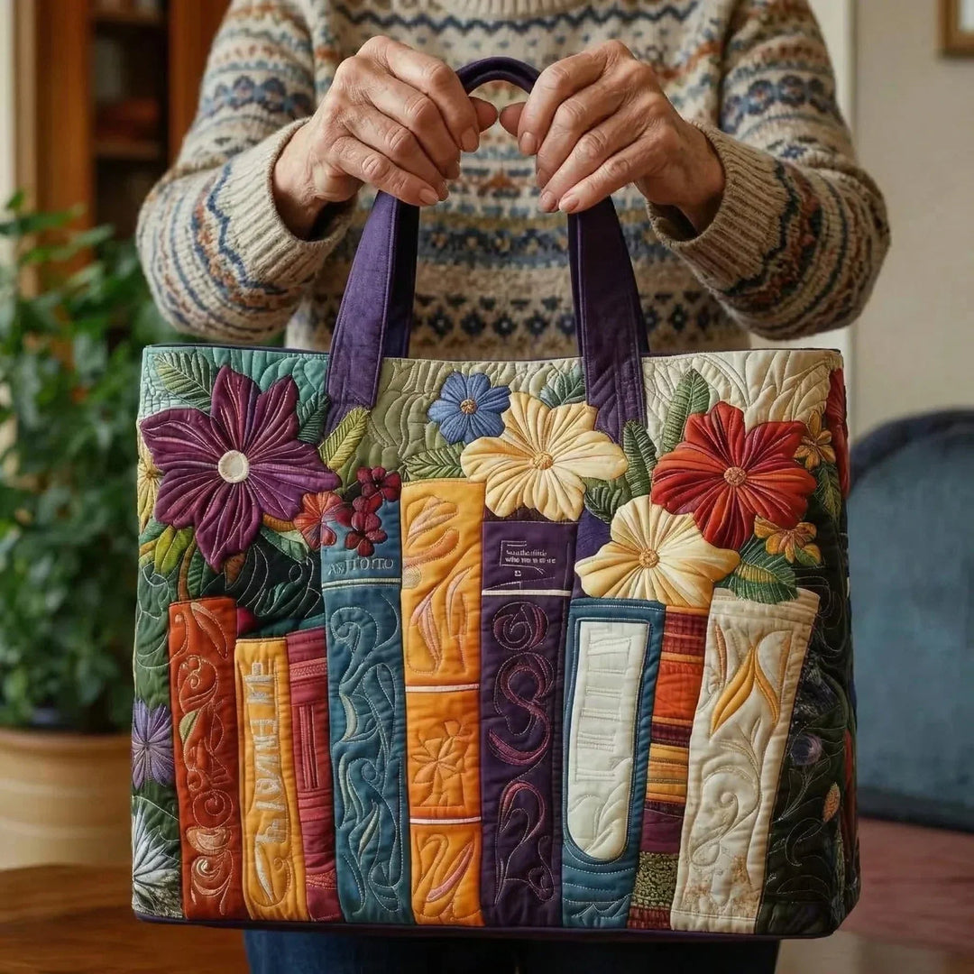 Bücherfreunde – Gesteppte Tasche