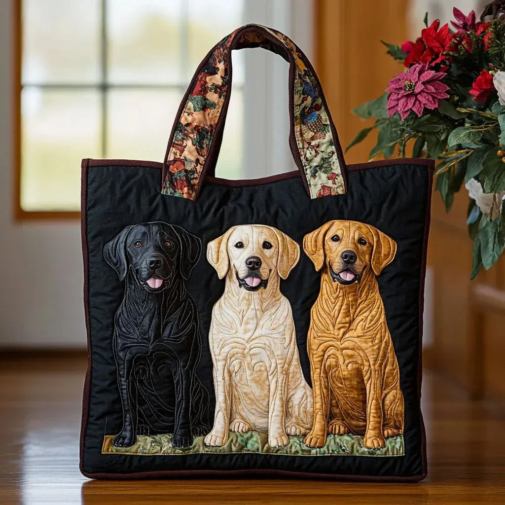 Drei Labradore – Gesteppte Tasche