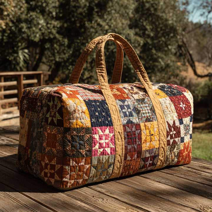 Flüsternder Garten – Gesteppte Reisetasche