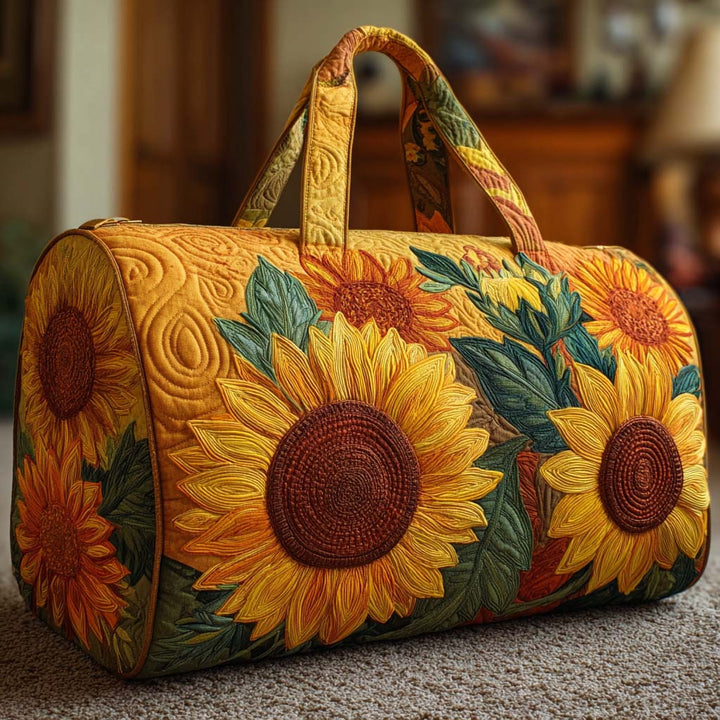 Fröhliche Blüte – Gesteppte Reisetasche