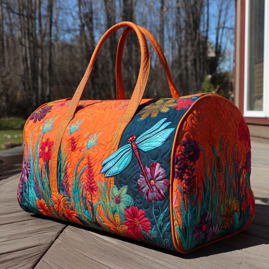 Gartenlibelle – Gesteppte Reisetasche