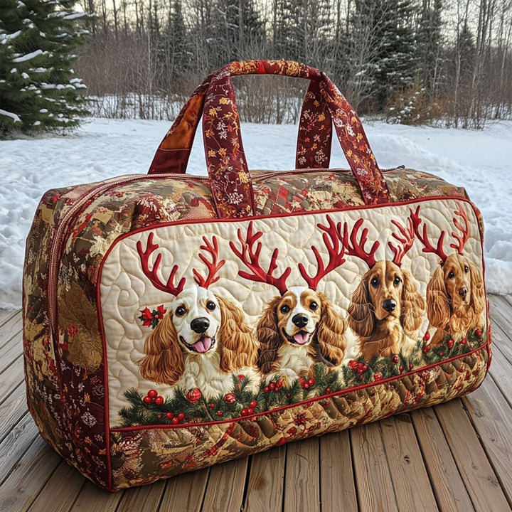 Geliebter Spaniel – Gesteppte Reisetasche