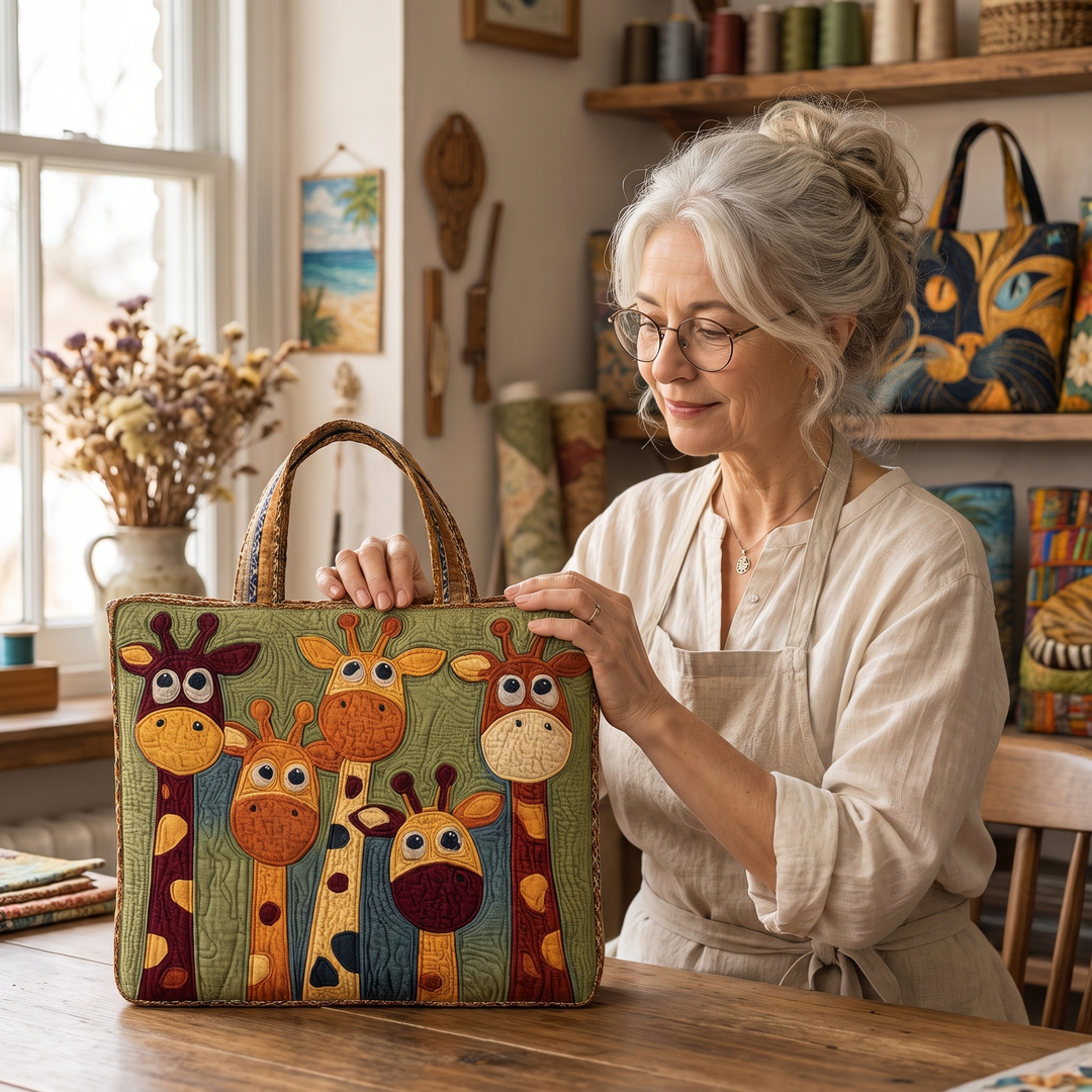Giraffe – Gesteppte Tasche