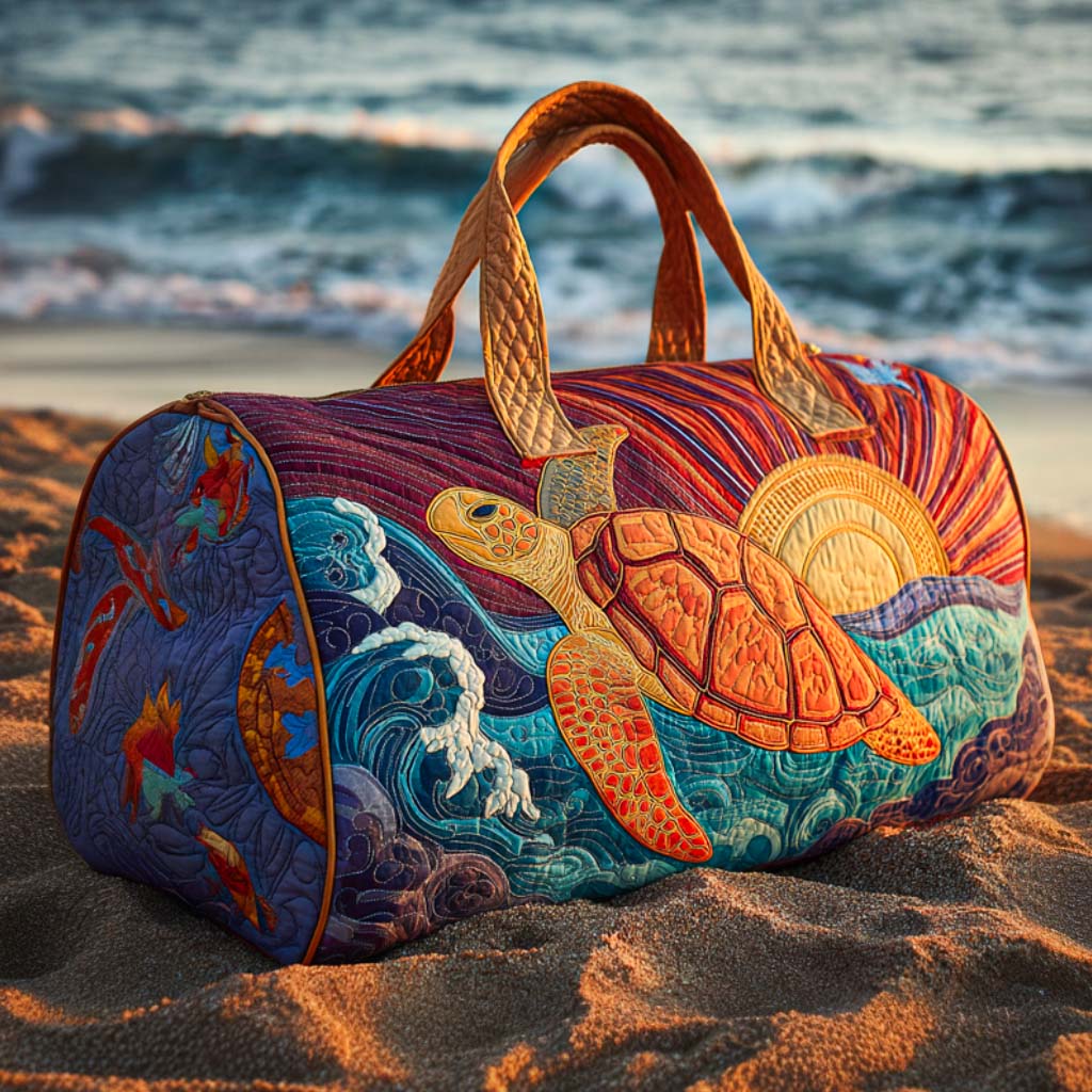Gleiten im Sonnenuntergang – Gesteppte Reisetasche