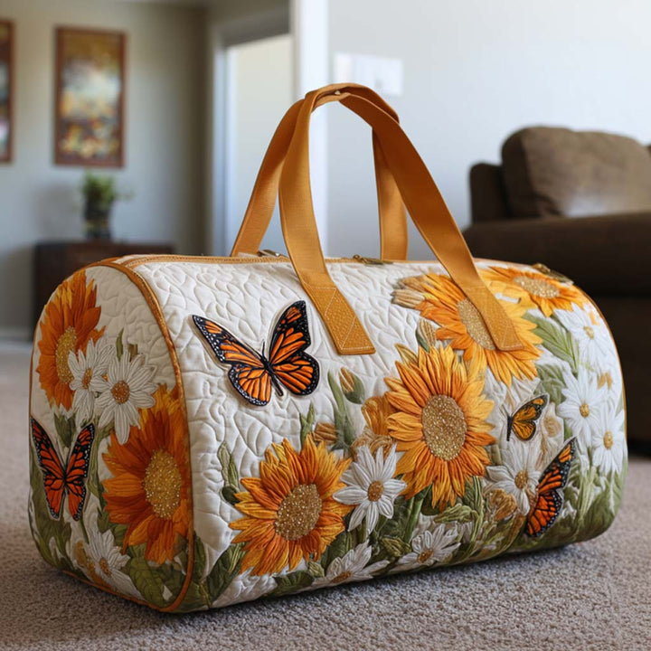 Helle Felder – Gesteppte Reisetasche