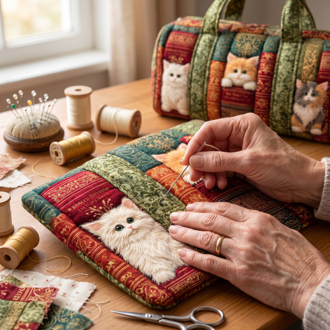 Katzenkapitel – Gesteppte Reisetasche