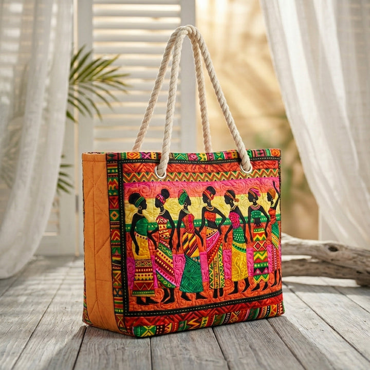 Königinnen des Melanins – Gesteppte Strandtasche