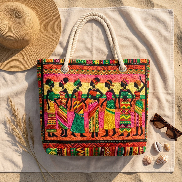 Königinnen des Melanins – Gesteppte Strandtasche