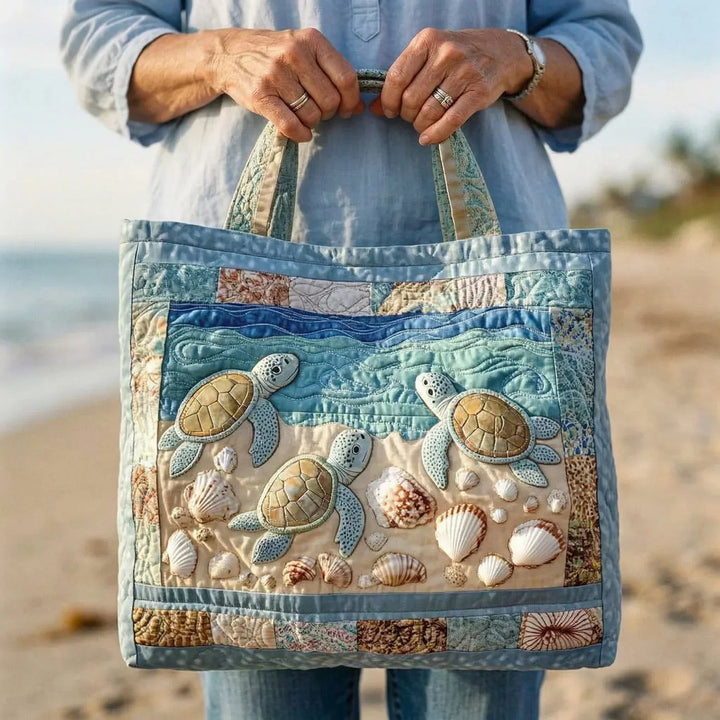 Meeresschildkröten – Gesteppte Tasche