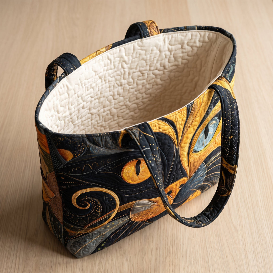 Mystische Katze – Gesteppte Tasche