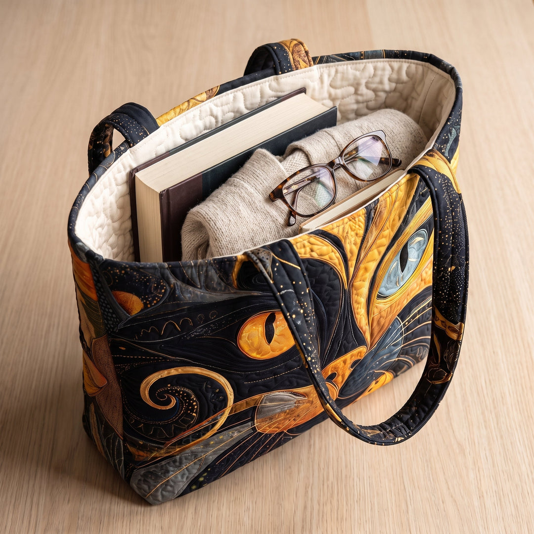 Mystische Katze – Gesteppte Tasche