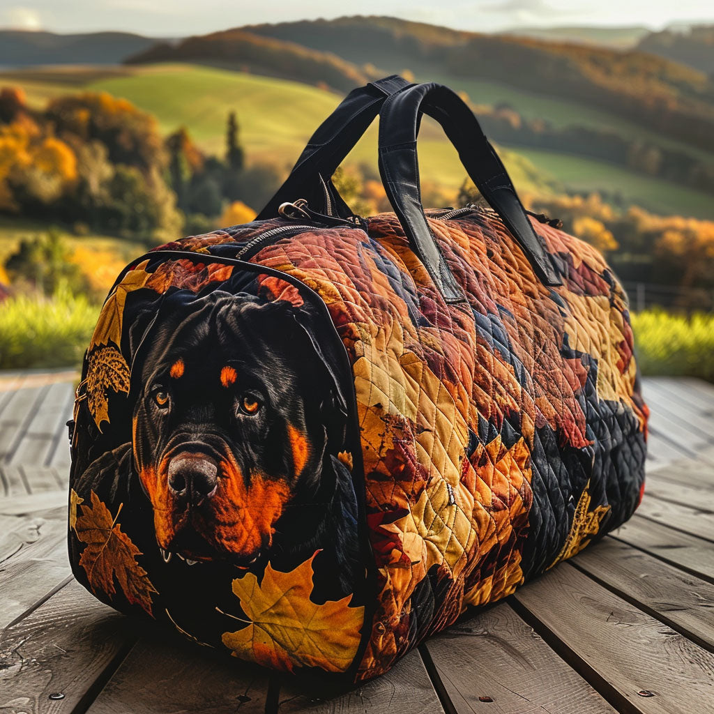 Rottweiler im Hain – Gesteppte Reisetasche