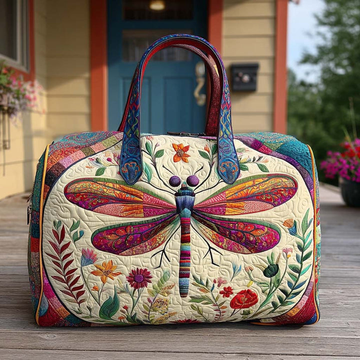 Rustikales Flattern – Gesteppte Reisetasche