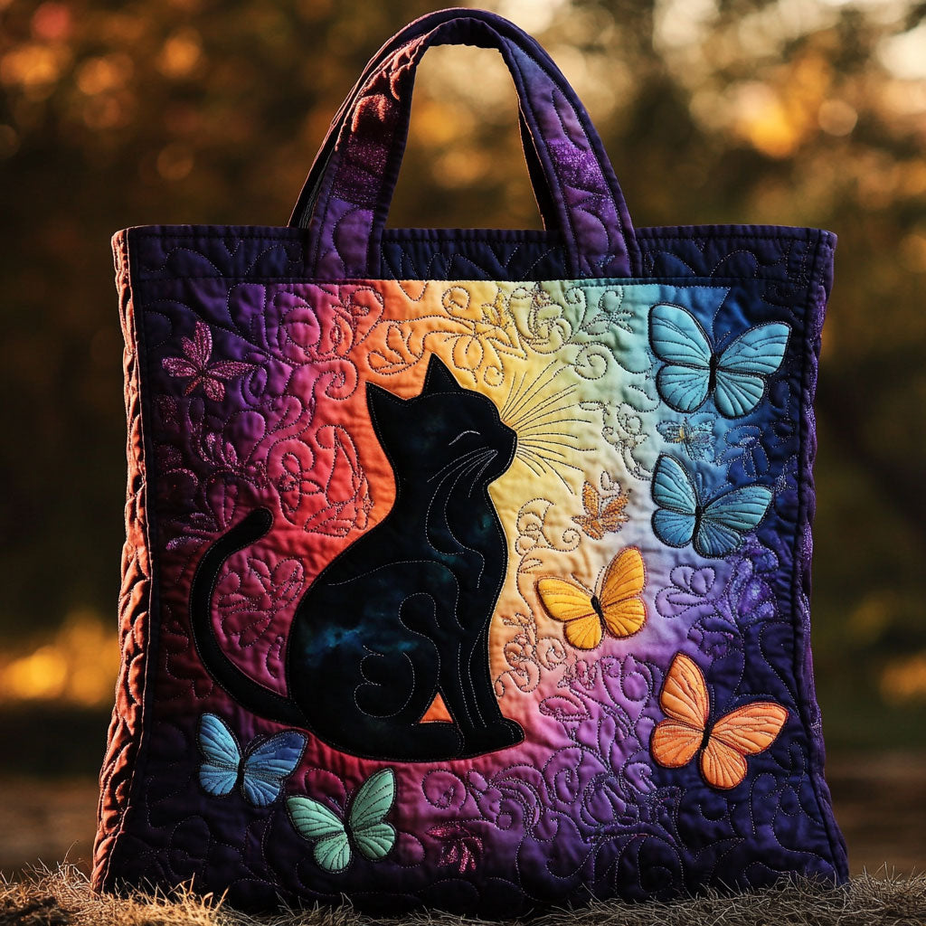 Sanfte Katze – Gesteppter Shopper