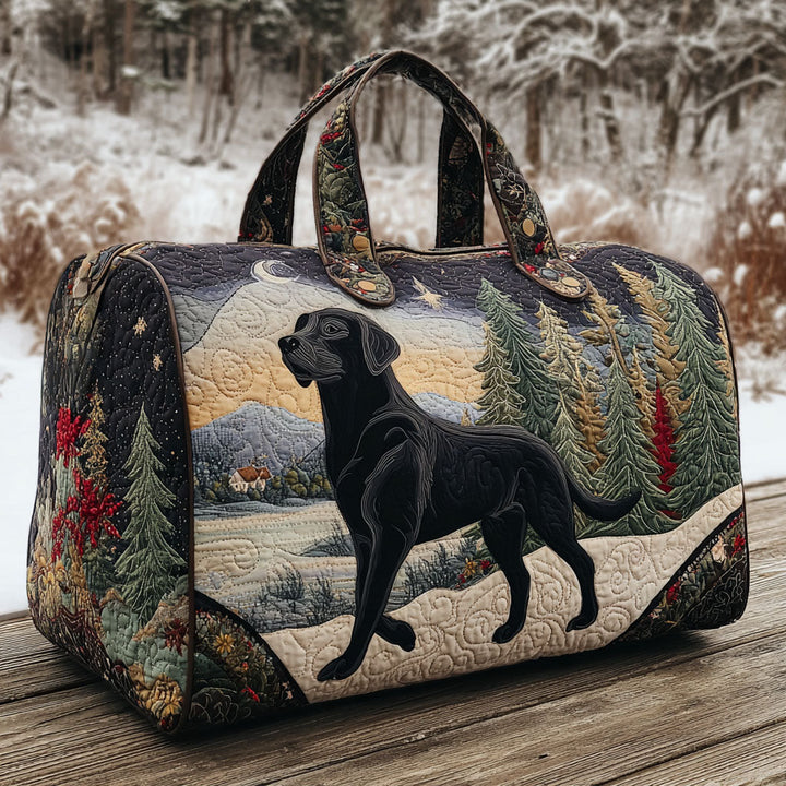 Schnee um Mitternacht – Gesteppte Reisetasche