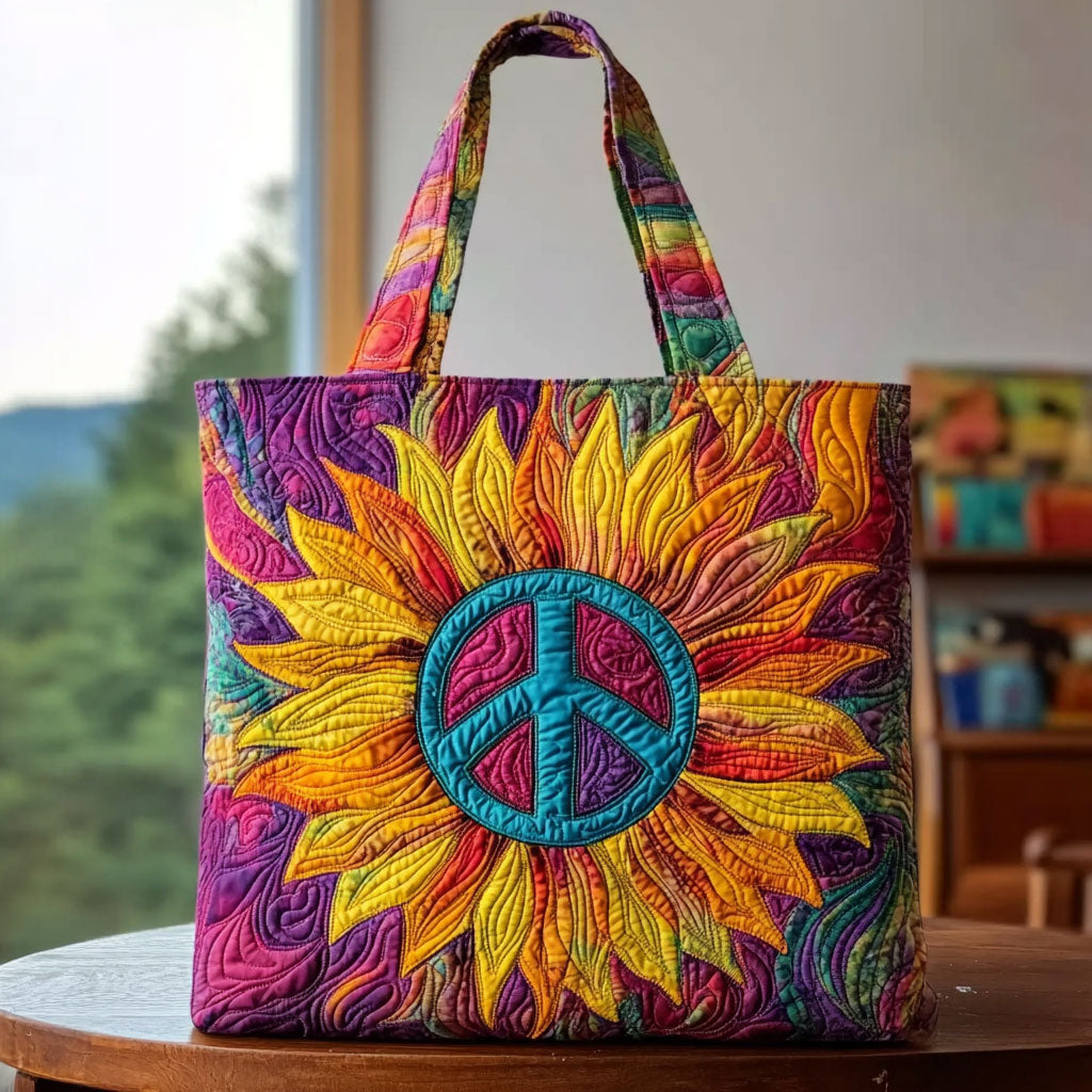 Sonnenblume Freigeist – Gesteppter Shopper