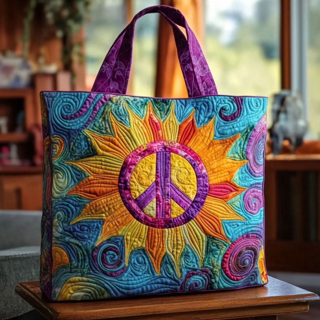 Sonnenblume Seelenschein – Gesteppter Shopper