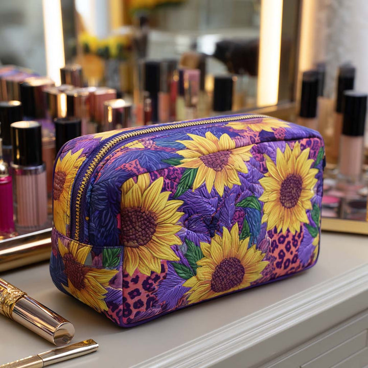 Sonnenzauber – Gesteppte Kosmetiktasche