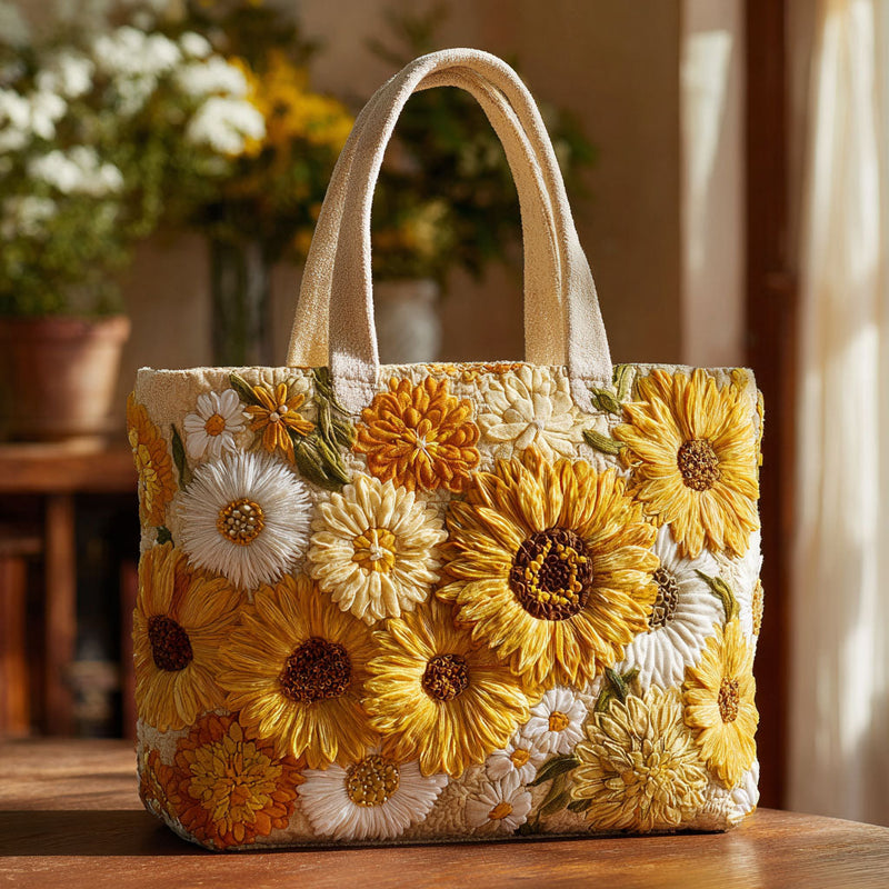 Sonniger Garten – Gesteppter Shopper