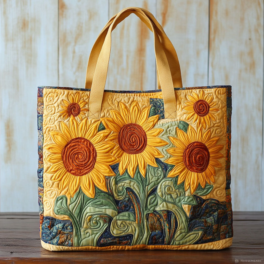 Sonniges Feld – Gesteppter Shopper