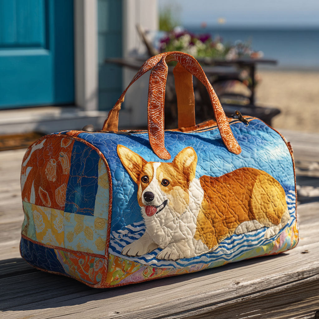 Treue kurze Beine – Gesteppte Reisetasche