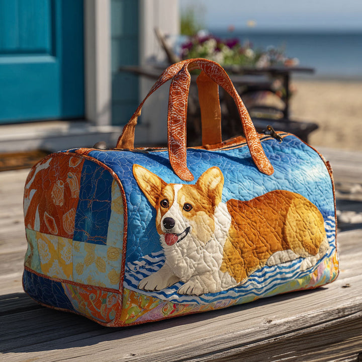Treue kurze Beine – Gesteppte Reisetasche
