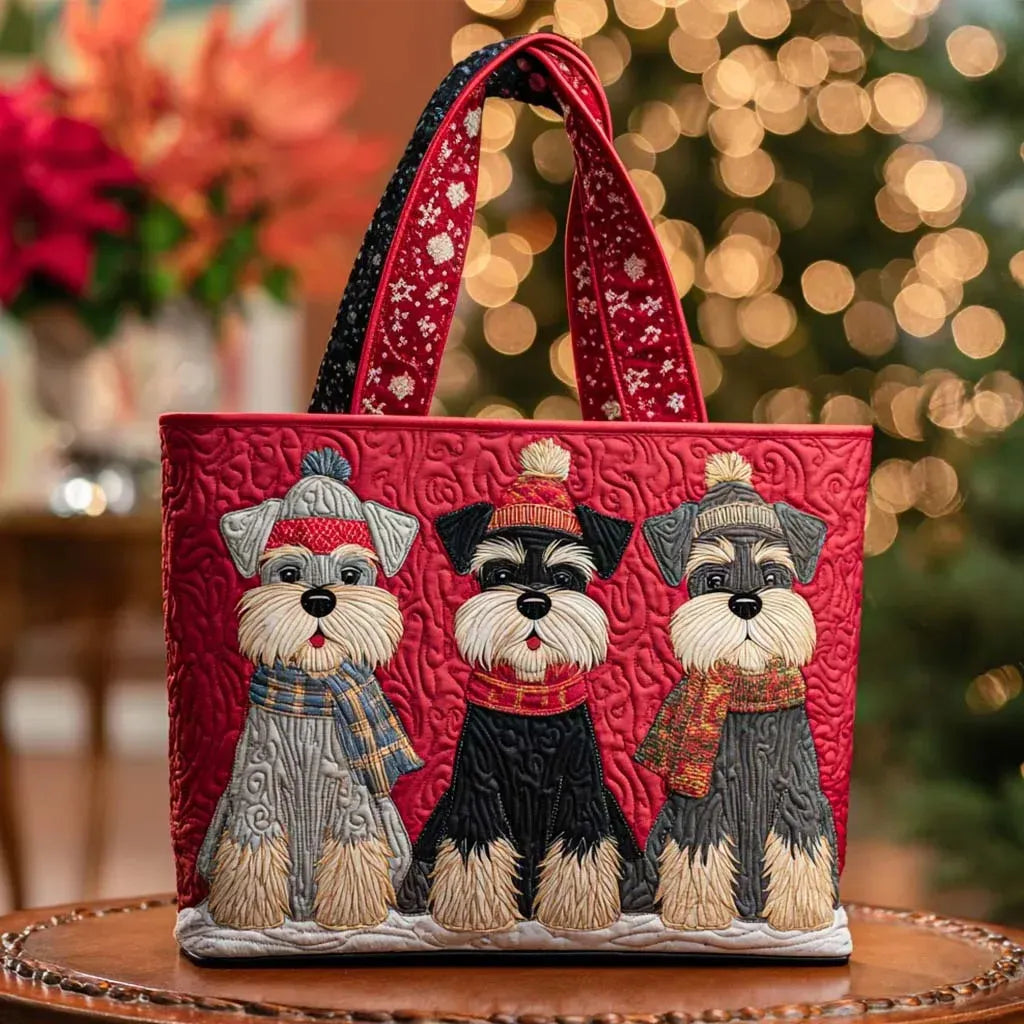 Trio von Schnauzern – Gesteppte Tasche