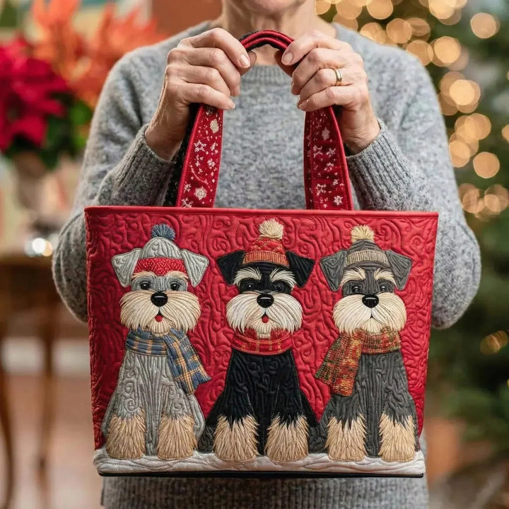 Trio von Schnauzern – Gesteppte Tasche