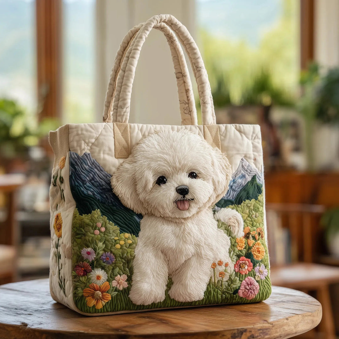 Verzauberter Hund – Gesteppte Tasche