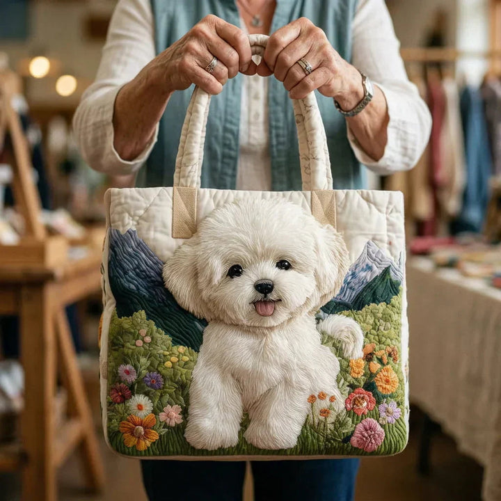 Verzauberter Hund – Gesteppte Tasche