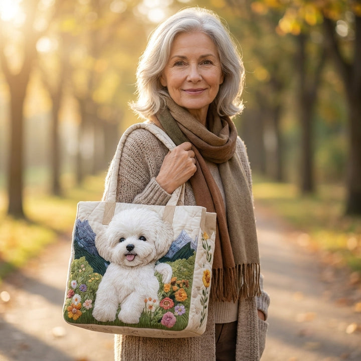 Verzauberter Hund – Gesteppte Tasche