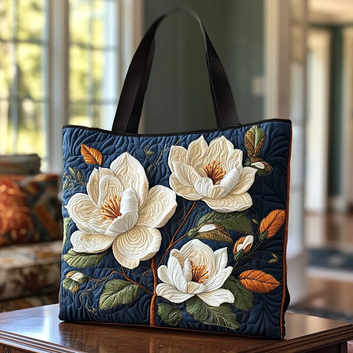 Zarte Magnolie – Gesteppte Tasche