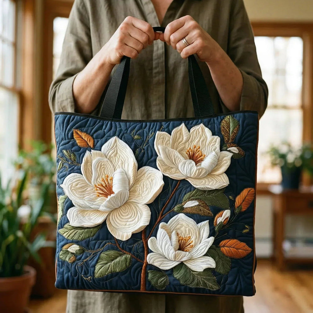 Zarte Magnolie – Gesteppte Tasche