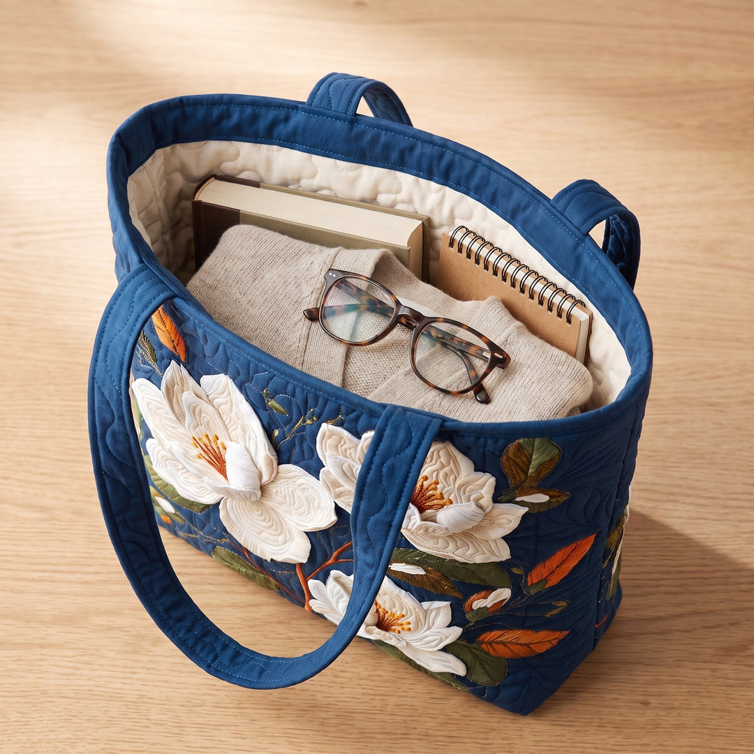 Zarte Magnolie – Gesteppte Tasche