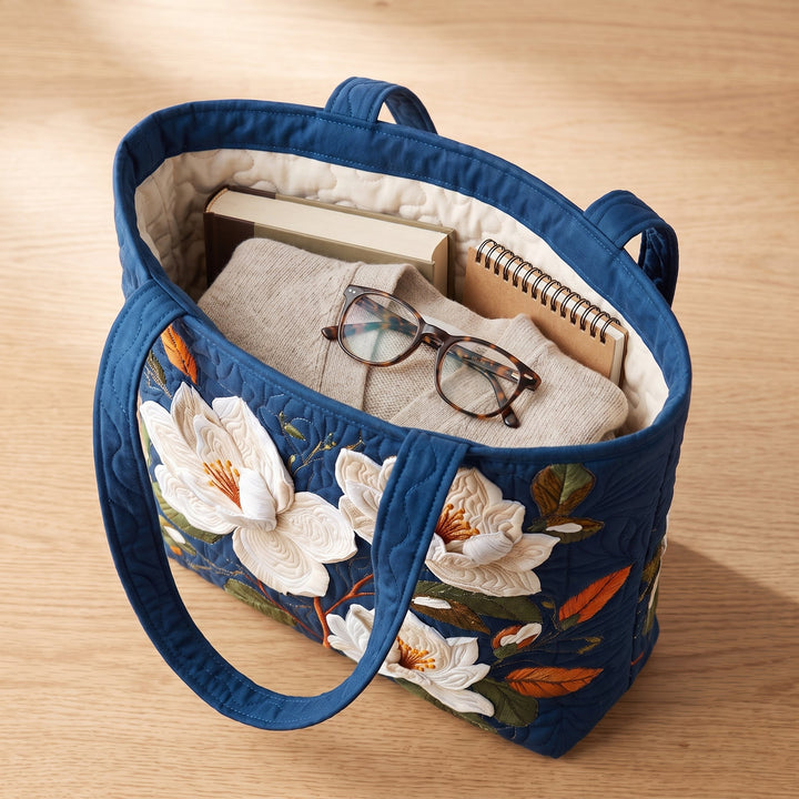 Zarte Magnolie – Gesteppte Tasche