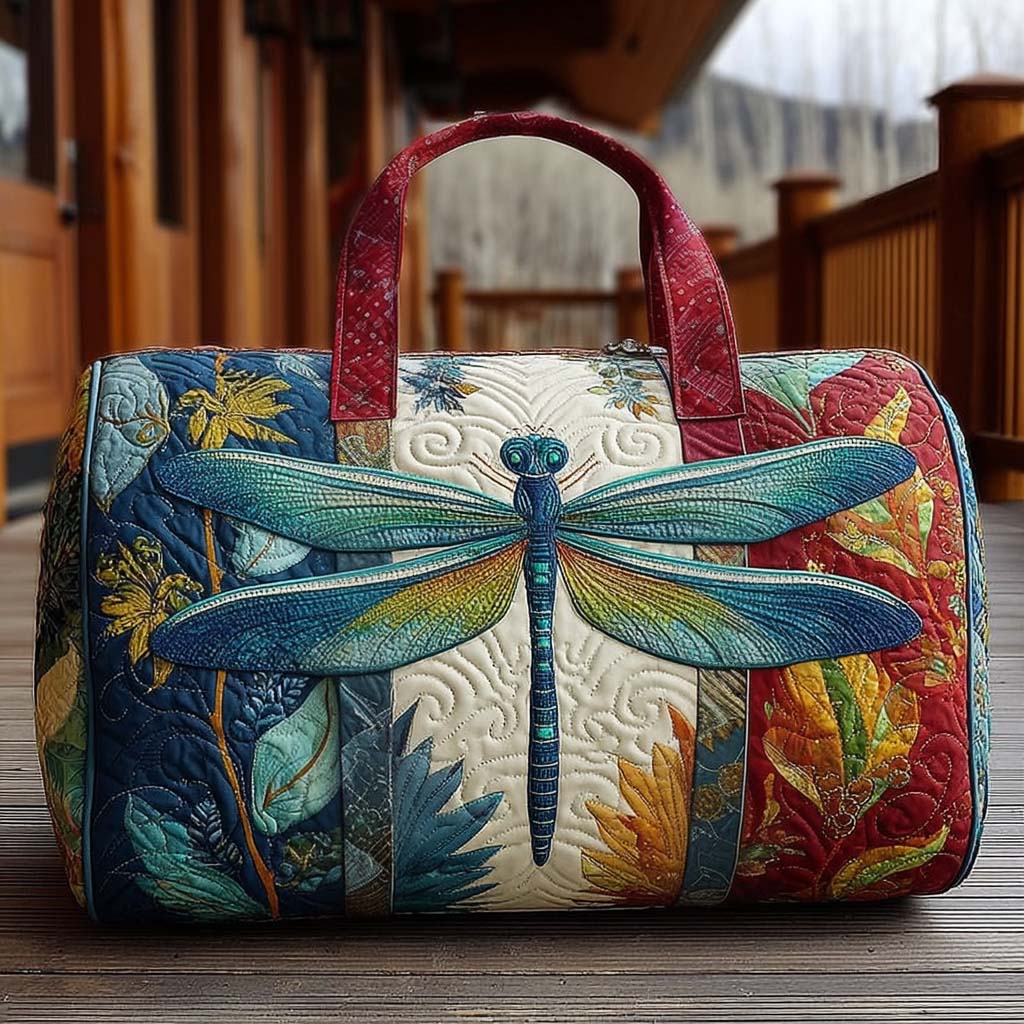 Zeitloses Flattern – Gesteppte Reisetasche